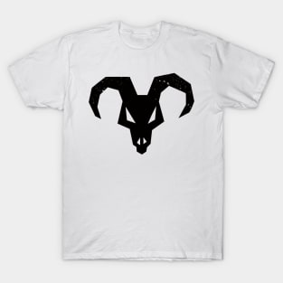 Scary Skull With Horns T-Shirt